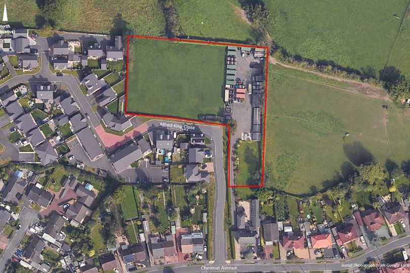 Homes plan lodged for 'green gap' site in Crewe village